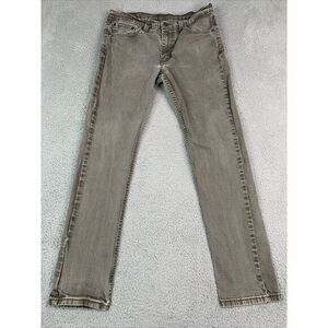 Levis 511 Jeans Mens Size 33x32 Waist Measures 30 Medium Wash Zip Button Pockets